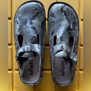 Alegria Women’s Snake Print Shoes New Never Worn